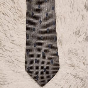 Pierre Balmain Silk Tie Gray Blue